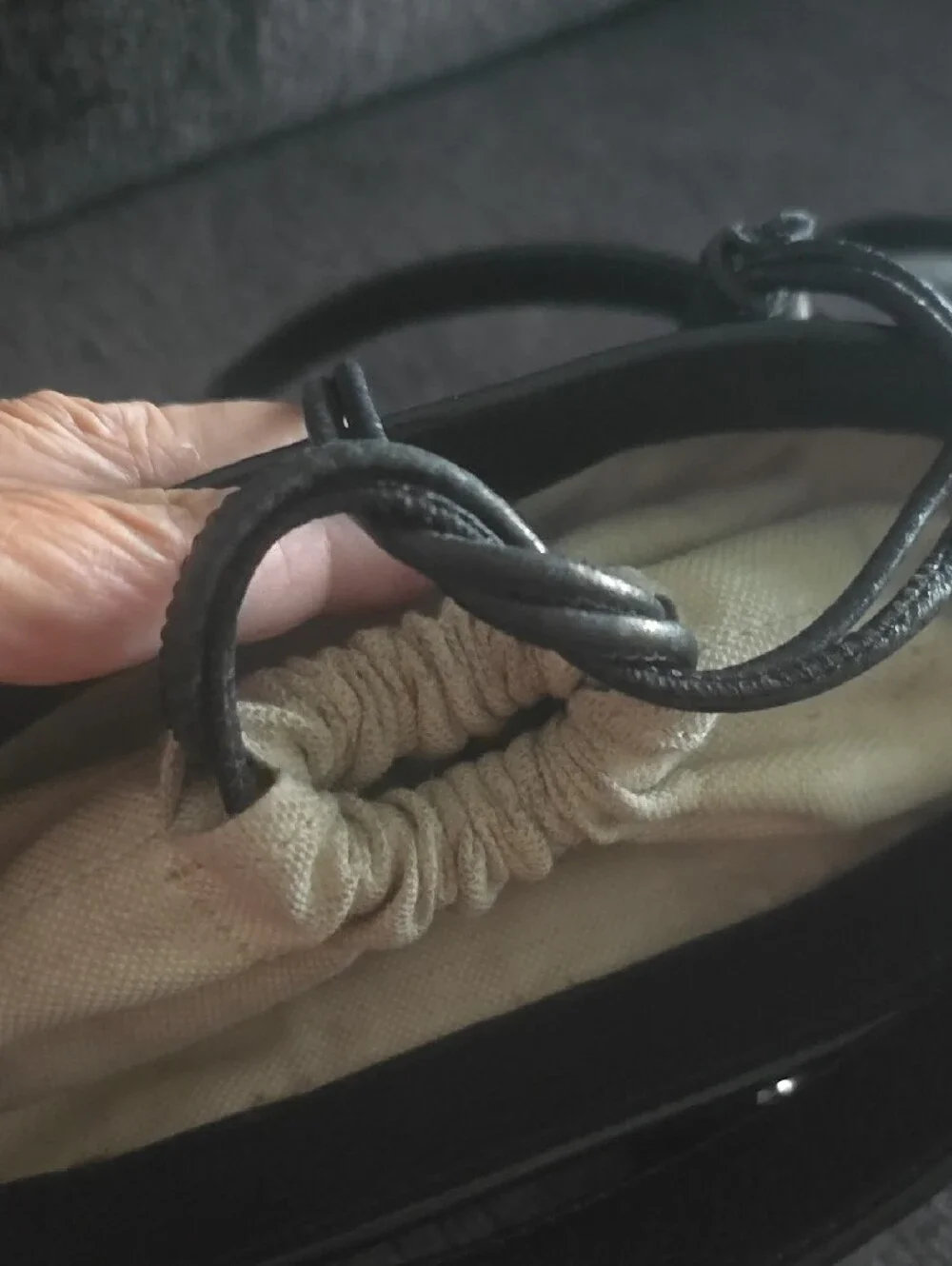 kate spade Black Pebbled Leather Crossbody with Gold Logo